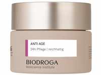 Biodroga Anti Aging 24h Gesichtscreme reichhaltig 50 ml – straffende Anti...