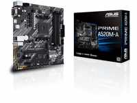 ASUS Prime A520M-A II/CSM Mainboard Sockel AM4 (AMD Ryzen, Micro-ATX, M.2,