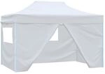 vidaXL Partyzelt Faltbar mit 4 Seitenw&auml;nden Pavillon Festzelt Gartenpavillon