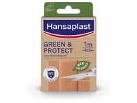 Hansaplast Green & Protect Pflaster (1 m x 6 cm), umweltfreundliches Wundpflaster aus
