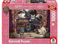 Schmidt Spiele 57534 Brigid Ashwood, Märchenstunde mit Katzen, 1000 Teile Puzzle,
