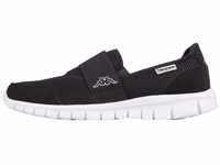 Kappa Unisex taro Sneaker, Schwarz 1110 White Black, 36 EU