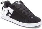 DC Shoes Court Graffik Damen Sneaker, Black White Stencil, 42 EU