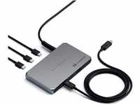SATECHI Thunderbolt 4 Slim Hub 5-in-1, Aufladen über USB C 60W, Single 8k oder...