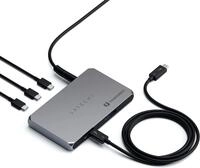 SATECHI Thunderbolt 4 Slim Hub 5-in-1 Dock, 60W USB-C Stromversorgung, 8K- oder Dual