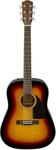Fender CD-60 Dreadnought Akustikgitarre f&uuml;r Anf&auml;nger, Sunburst | Leicht