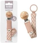 BIBS Geflochtene Schnullerkette, Blush/Ivory | Schnullerkettenhalter | Passt zu...