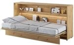 MEBLINI Schrankbett Bed Concept - Wandbett mit Lattenrost - Klappbett mit Schrank -