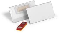 Durable Namensschild 40x75 mm mit Magnet verdrehsicher, Namensschilder Packung &agrave; 25
