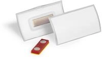 Durable Namensschild CLICK FOLD 40x75 mm mit Magnet verdrehsicher PP, Namensschilder