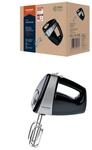 Grundig HM 5040 Premium-Handmixer (300 Watt), schwarz-silber