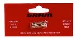 SRAM Ketten Strebenschutz F&uuml;hrung Kettenverschluss Power Link, Gold, (4er