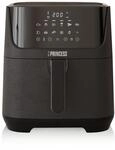 Princess Digitale Hei&szlig;luftfritteuse 6,5 L mit Trennwand, 12 Programme, Touchscreen,