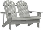 vidaXL Tannenholz Massiv Adirondack Gartenbank 2-Sitzer Parkbank Sitzbank...