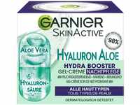 Garnier Hyaluron Aloe Hydra Booster Gel-Creme Nachtpflege, feuchtigkeitsspendend und