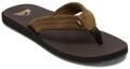 Quiksilver Herren Carver Suede Core Sandale, Brown 1, 44 EU