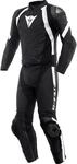 Dainese Avro 4 2-Teiler Motorrad Lederkombi, schwarz/wei&szlig;, 58