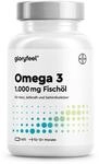 Omega 3 400 Kapseln - 1.000 mg Fisch&ouml;l pro Kapsel - Essentielle Omega 3 Fetts&auml;uren