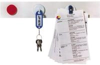Franken GmbH ST1355SB - Magnetleiste (4 Magnete in SB-Verpackung) 5 x 100 cm, wei&szlig;