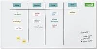 SIGEL GL525 Gro&szlig;es Premium Glas-Whiteboard 200x100 cm super-wei&szlig;, matt - nicht