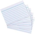 Herlitz 50019397 Karteikarte A8, wei&szlig;, 170g/M2, 200 St&uuml;ck Eingeschwei&szlig;t (1)