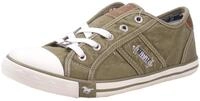 MUSTANG Damen Canvas Sneaker Khaki/Gr&uuml;n, Schuhgr&ouml;&szlig;e:EUR 37