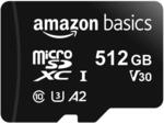 Amazon Basics microSDXC-Speicherkarte mit Adapter in voller Gr&ouml;&szlig;e, A2, U3,