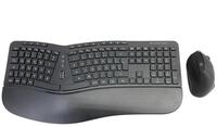 Conceptronic ORAZIO02DE Ergo Kabelloses Set aus ergonomischer Tastatur und...
