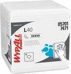 Kimberly-Clark WYPALL L40 Wischerbl&auml;tter - 1/4 Falz - wei&szlig;