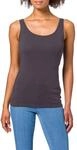 QS Damen 2058277 T-Shirt, Dunkelgrau, M EU