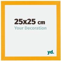 yd. Bilderrahmen 25x25 cm Gelb - MDF Rahmen Mura | Your Decoration, Acrylglas aus