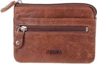MIKA 42227 - Schl&uuml;sseletui aus Echt Leder, Schl&uuml;sseltasche mit RFID Schutz, 2