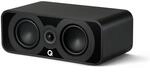 Q ACOUSTICS 5090 Center-Lautsprecher Satin Schwarz - 2 x 4,5 Mittel-/Bass-Treiber, 1