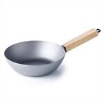 BEKA Carbonstahl Wokpfanne Induktion und Barbecue, mit hitzeabweisendem Griff aus