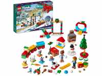 LEGO 41758 Friends Adventskalender 2023, Weihnachtskalender mit 24 Geschenken,