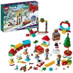 LEGO 41758 Friends Adventskalender 2023, Weihnachtskalender mit 24 Geschenken,