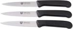 GR&Auml;WE Gem&uuml;semesser, 3er Set, kleines K&uuml;chenmesser-Set, Obstmesser, Sch&auml;lmesser,