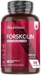 WeightWorld Forskolin Kapseln - 1000mg pro Portion - 2 Monate Vorrat | 60 vegane