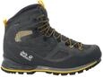 Jack Wolfskin Herren Force Crest Texapore Mid M, Black / Burly Yellow Xt, 40 EU
