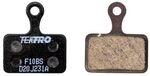 Accell Asia Limited F10BS Bremsbel&auml;ge &ndash; Flat Mount Bremse &ndash; Paar &ndash; schwarz