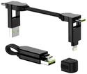 Rolling Square inCharge X Schl&uuml;sselanh&auml;nger mit USB-C-Kabel,