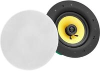 Pronomic CLS-880 WH High-End Gewebe Einbaulautsprecher (2-Wege Decken-Lautsprecher