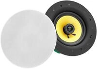 Pronomic CLS-660 WH High-End Gewebe Einbaulautsprecher (2-Wege Decken-Lautsprecher
