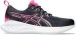 ASICS Gel-Cumulus 25 GS Sneaker, Tarmac/HOT PINK, 36 EU