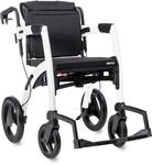 Rollz Motion, 2-in-1 Rollator und Rollstuhl, faltbar, Gr&ouml;&szlig;e: Standard, Pebble...