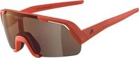 ALPINA Unisex - Kinder, ROCKET YOUTH Q-LITE Sportbrille, pumpkin-orange matt/red, One