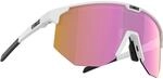 Bliz Hero Sportbrille, matt White-Brown w pink Multi