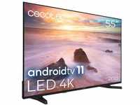 Cecotec Fernseher LED 55" Smart TV A2 Series ALU20055. 4K UHD, Android 11, Frameless,