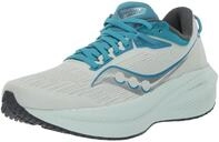 Saucony Damen Triumph 21 Laufschuhe Neutralschuh Wei&szlig; - Hellblau 38,5