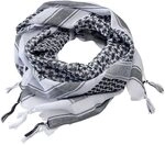 Brandit Shemag Scarf, Farbe: white+blac, Gr&ouml;&szlig;e: OS